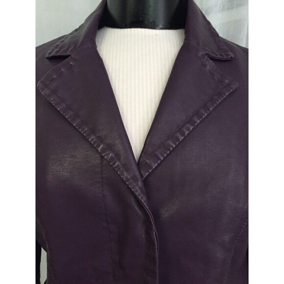 Chico's Women's Jacket Antonia Laredo Purple Jacket Chico's Size 0 / 4 NWT - Picture 5 of 12